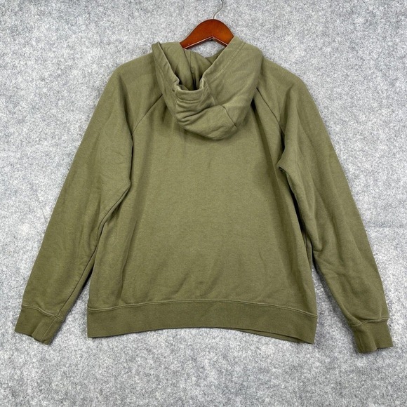 Nike Sportswear Essential Women's Funnel Neck Hoodie Size Small Green BV4116 - Picture 9 of 9